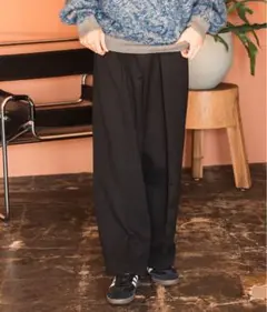 BEAMS HEART TR2タック ワイド スラックス