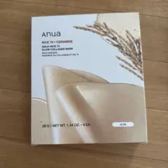 anua アヌア コラーゲンマスクパック 4枚入り ライス