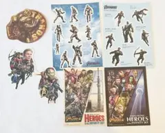 マーベル　アベンジャーズ　ステッカー　ポストカード　まとめ