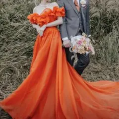 【Sサイズ】THE URBAN BLANCHE ビタミンドレス　オレンジ