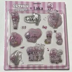 Laka × Esther Bunny 3Dボリュームシール