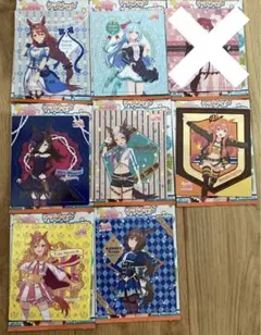 ウマ娘　マグネットコレクション　ライスシャワー　メジロアルダン　アドマイヤベガ