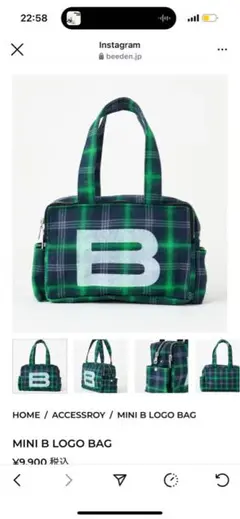 バッグ beeden MINI B LOGO BAG BLACK バッグ BEEDEN MINI B LOGO BAG BLACK MINI B LOGO BAG – BEEDEN
