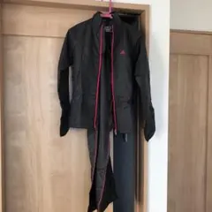 adidas ブラック フルジップ ウィンドブレーカー Mサイズ