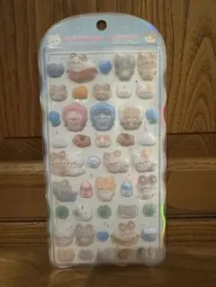 コットンパフィーシール　ネコ