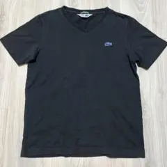 LACOSTE　Tシャツ shipsシップス別注　青ワニ　黒　2 Vネック