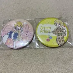 進撃の巨人 アルミン グラフアート 缶バッジ 浴衣 パジャマ