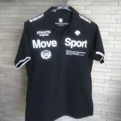 DESCENTE Move Sport ポロシャツ 黒