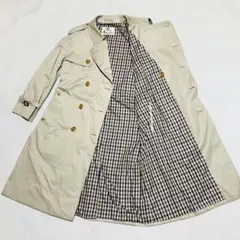 【美品】アクアスキュータム トレンチコート ベージュ メンズ 3L相当