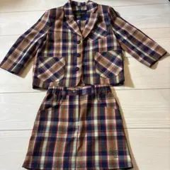 110サイズ　valentino garavani チェック柄 セットアップ