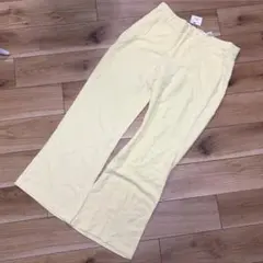 新品　《 ZARA 》 レディース　XXLサイズ　イエロー　ズボン