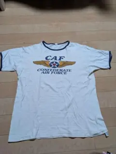 CAF CONFEDERATE AIR FORCE リンガーTシャツ