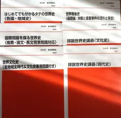 2024年 代ゼミ 夏期講習会 世界史 5冊セット - メルカリ