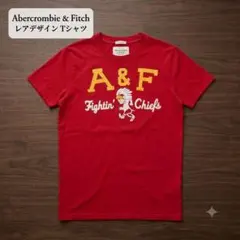 ​【人気デザイン】✨アバクロ✨ フィッチA&F Tシャツ 赤 Lのサムネイル