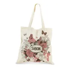 SABON エコバッグ トートバッグ 花柄のサムネイル