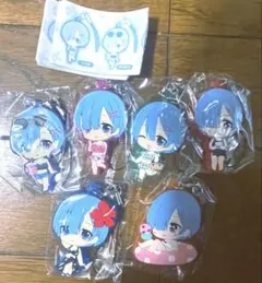 リゼロ　レム　ラム　ラバーストラップ　まとめ売り　セット リゼロ レム ラム ラバーストラップ まとめ売り セット リゼロ