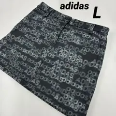 【美品】adidas レディース ゴルフ スカート 総柄 L