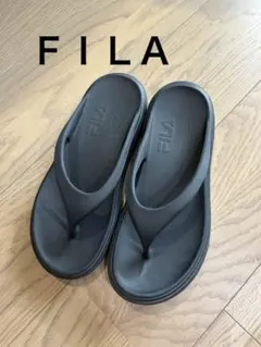 FILA フィラ　トングサンダル　メンズ　ビーチサンダル　ブラックのサムネイル