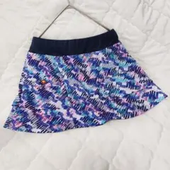 ellesse テニススコート 総柄 ネイビー　吸水速乾　ドライタッチのサムネイル