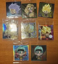 ドラゴンボール シール　親子かめはめ波　超サイヤ人　スーパーサイヤ人