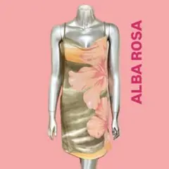稀少！激レア！ALBA ROSA フラワープリント キャミワンピース