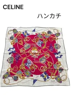 【大特価】　セリーヌ　CELINE ハンカチーフ　ネックレス柄　ゴージャス