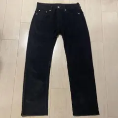 LEVI’S リーバイス 505 コーデュロイ 黒 ブラック デニム ジーンズ