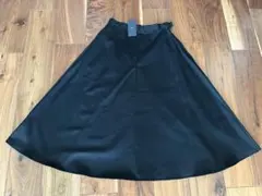 URBAN RESEARCH DOORS ブラック フレアスカート