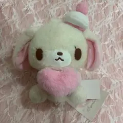 シュガーバニーズ　ぬいぐるみ　ふわふわハート　しろうさ　サンリオ　ハートのサムネイル