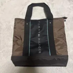 TOMMY HILFIGER トートバッグ ブラウン/ブラック