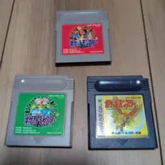 動作確認済み ポケットモンスター 赤・緑・金 3本セット