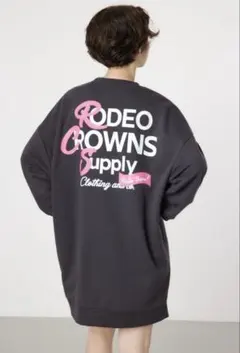 RODEO CROWNS ブラック　スウェット