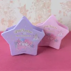 サンリオ キキララ リトルツインスターズ 小物入れ スタンド ピンク パープル