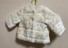 ホワイトファーコート 70cm