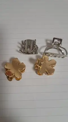 ミニヘアクリップ　4点セット