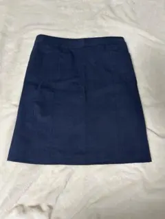 【新品】AOKI ネイビー スカート ストレッチ素材のサムネイル