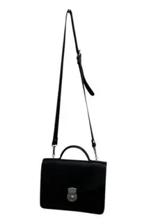 DAKOTA レザー ショルダーバッグ 黒 鍵付き