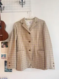 INES DE LA FRESSANGE チェック柄 テーラードジャケット