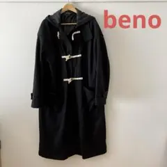 黒 ダッフルコート フード付き