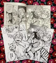 【源光＆ミツバ】セット 地縛少年花子くん 名場面カード 本誌切り抜き付き