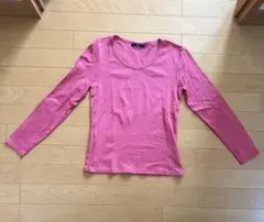 【美品】GU カットソー　M ピンク