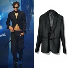 GUCCI 2004AW グッチ トムフォード ウール ベロア チェーン柄スーツ GUCCI 2004AW グッチ トムフォード ウール ベロア チェーン柄スーツ