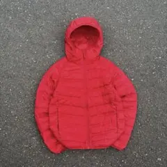old UNIQLO 光沢 ダウンジャケット ピンク 短丈 y2k モンベル似