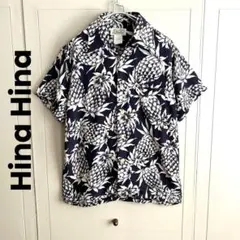Hina Hina パイナップル柄 ハワイアンシャツ アロハシャツ