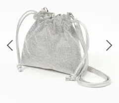 ローリーズファーム　キラキラメッシュ　バッグ　ショルダー　巾着