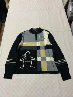 e188☆Munsingwearゴルフ レディース ニットセータージップアップ