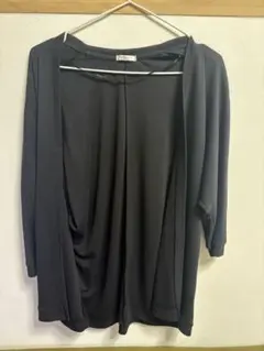 GLACIER ブラック カーディガン Lサイズ