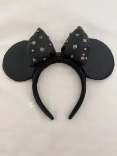 ディズニー ミニーマウスカチューシャ レザー