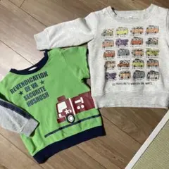 プリント トレーナー 2着セット