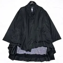 ✨美品✨モユル　変形　スプリングコート　裏地転写ロゴ　ナイロン　オーバーサイズ